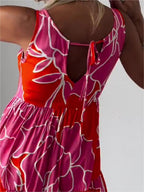 Piper Luxe Dress with Floral Print Boutique Collection