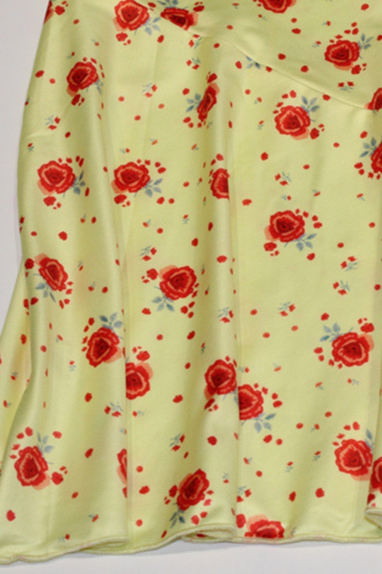Scoop Neck Tank Strap Ditsy Floral Print Flared Hem Maxi Dress