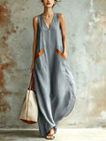 Solid Color Versatile Jumpsuit