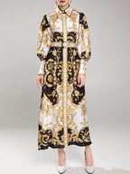 ALORA Printed Maxi Dress