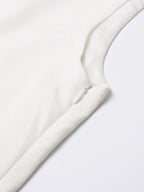 PIUME Maxi Dress w Feathers In White