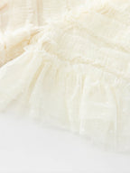 LANTE Ruffle Dress in Ivory