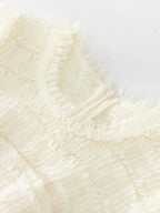 LANTE Ruffle Dress in Ivory