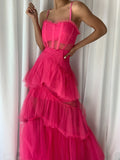 DIDA Tulle Dress in Fuchsia