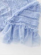 LANTE Ruffle Dress in Arctic Blue