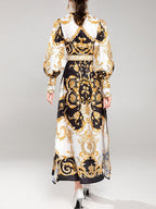 ALORA Printed Maxi Dress