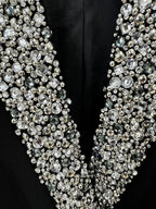 AMANZE Crystal Embellished Blazer Mini Dress
