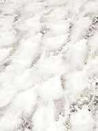 BETH Sequins & Feathers Mini Dress