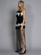 SO LIBERTY Feathers Tassel Dress
