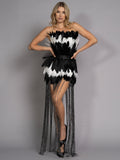 SO LIBERTY Feathers Tassel Dress