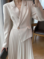 PETCHA Pleated Midi Dress