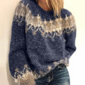 | Warm knitted sweater