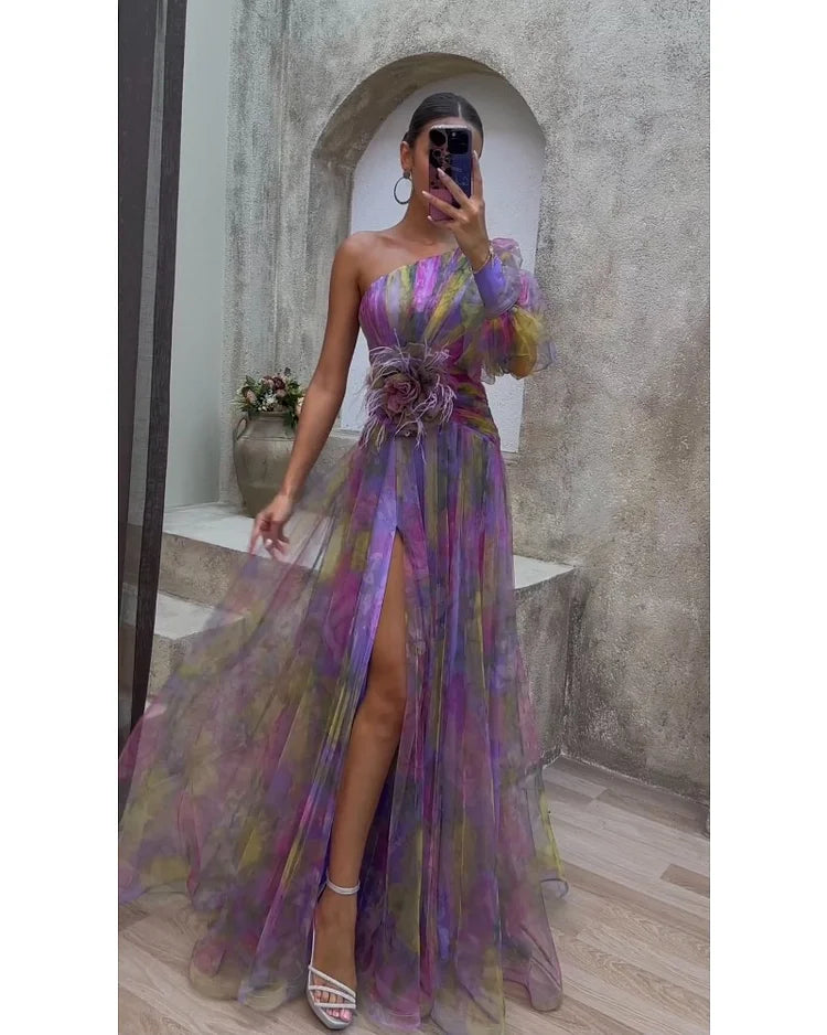 | Elegant Dress with Long Sleeves