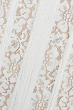 White Off Shoulder Lace Bodycon Dress