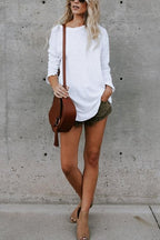 Long Sleeve Plain T-shirt