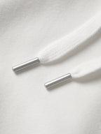 Letter Embroidery Drawstring Oversized Hoodie