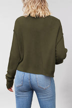 Single Breasted Knit Sweater