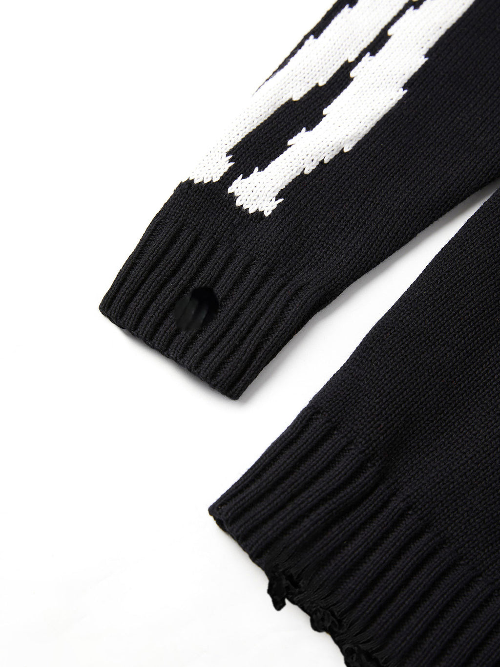 Oversized Skeleton Knit Sweater
