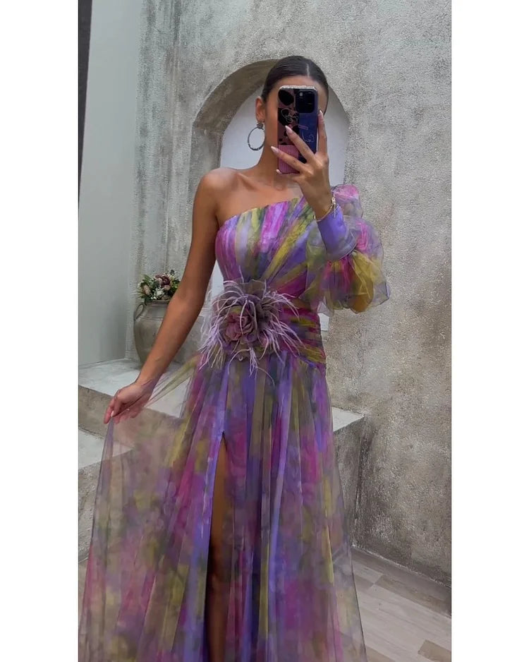 Rocio Chic Long Sleeve Dress Silhouette Collection