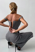 Corset Vest Blazer Trouser Three Piece Set