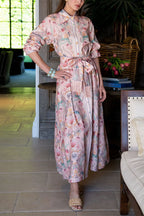 The Exclusive Patterned Shirt Dress – Belted Silhouette