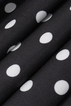 Polka Dot Halter Neck Skater Fit and Flare Mini Dress