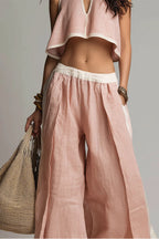 Effortless Summer Linen Matching Set