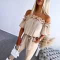 Lila | Off Shoulder Jumpsuit