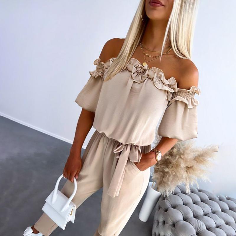 Lila | Off Shoulder Jumpsuit