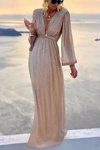 | Bell Sleeve Cocktail Party Dress