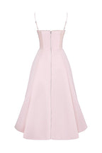 Lorraine Premium Strapless V Neck Sleeveless Tutu Maxi Dress Designer Edit