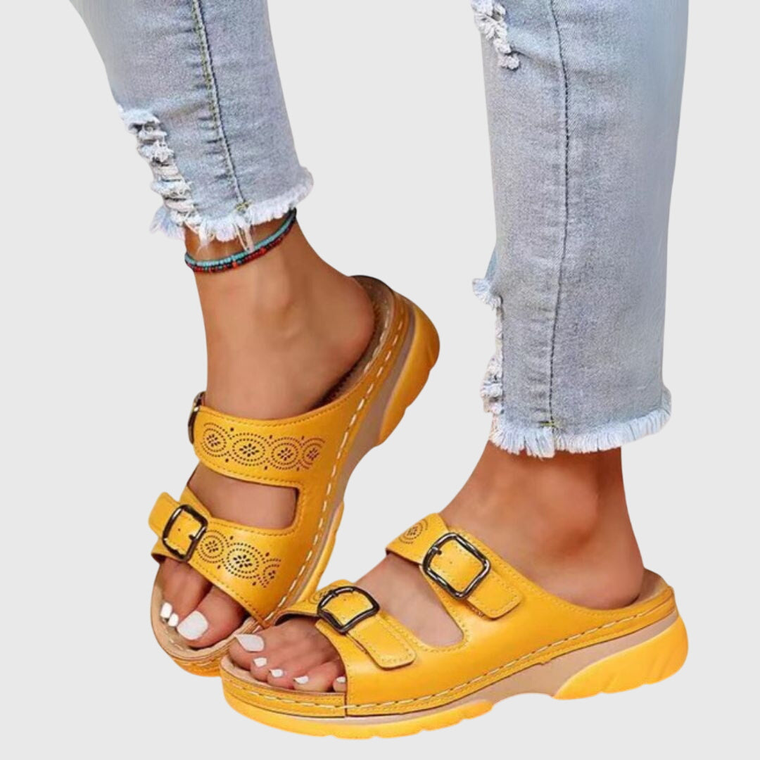 | Orthopedic Leather Sandals