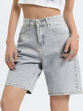 Vintage Denim Bermuda Shorts
