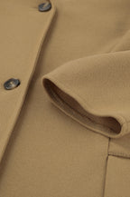 Loose Wool Lapel Coat