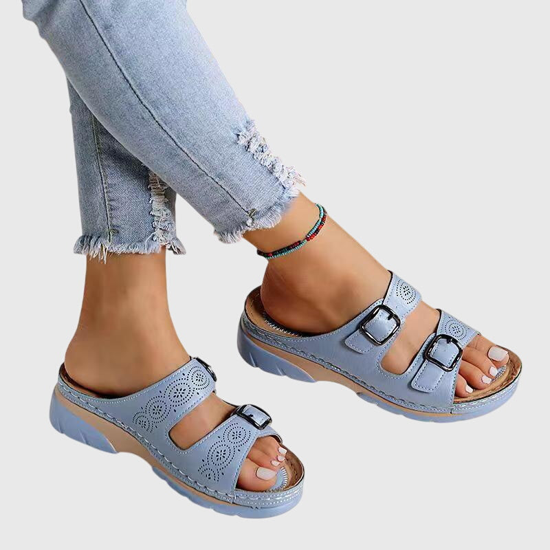 | Orthopedic Leather Sandals