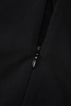 High Neck Sleeveless Slit Formal Dress