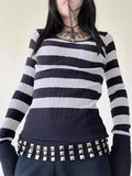 Striped Long Sleeve Knits