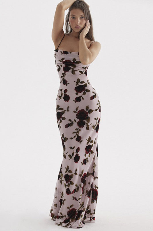 Printed Bodycon Party Dress