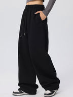 Vintage Butterfly Print Loose Sweatpants