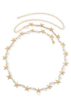 Vintage-style Ethnic Openwork Floral Body Chain