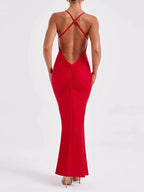 Abbey Backless Sleeveless Maxi Dress