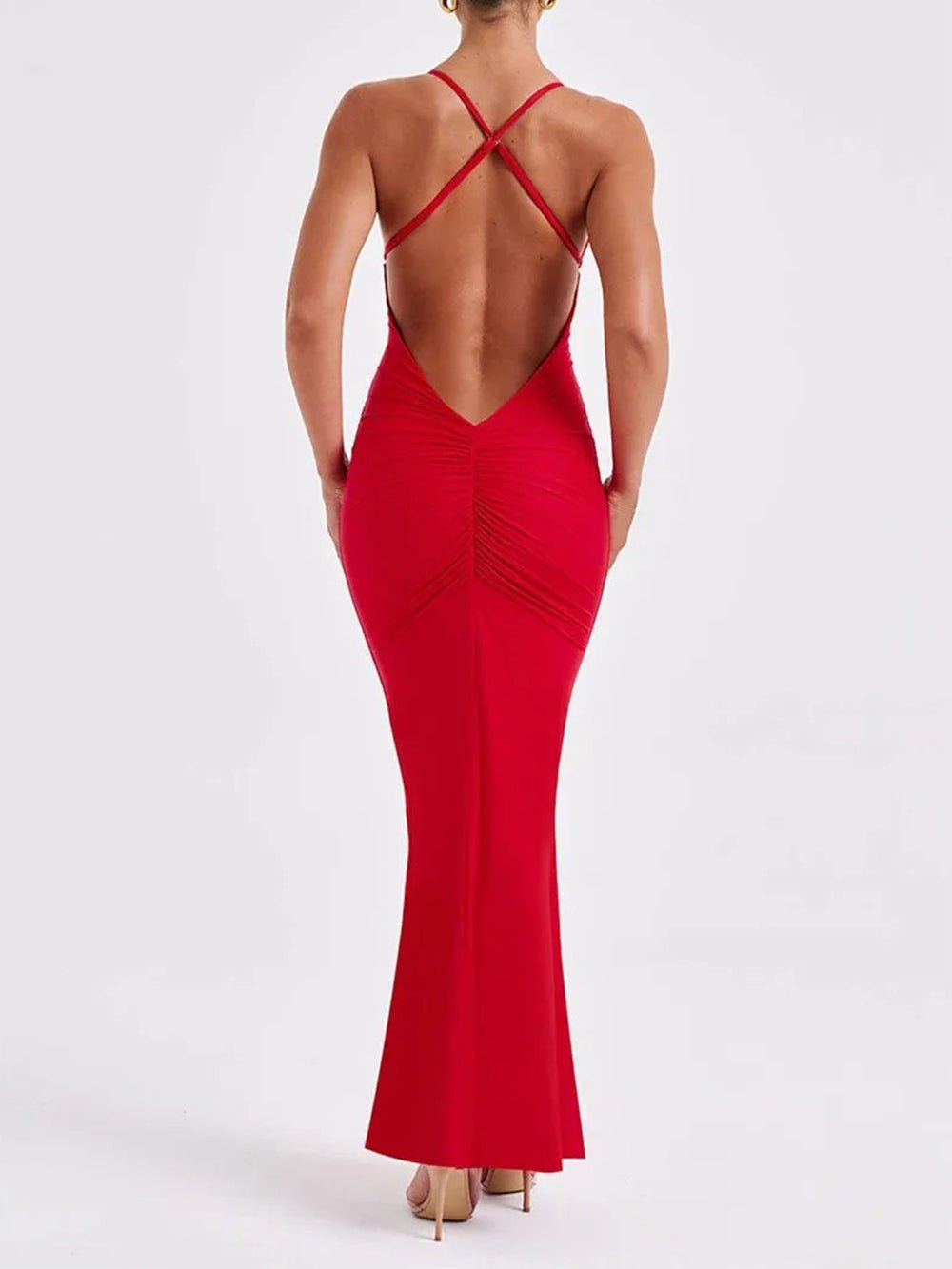 Abbey Backless Sleeveless Maxi Dress