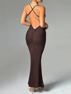 Abbey Backless Sleeveless Maxi Dress