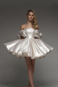 Spaghetti Strap Tiered Tulle Overlay Mini Dress