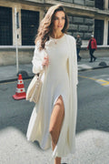 Oversized Faux Fur Duster Cardigan
