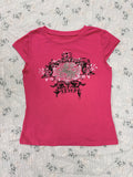 Vintage Acanthus Logo Print Baby Tee