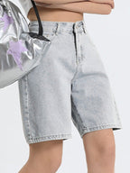 Vintage Denim Bermuda Shorts