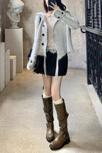 Handmade Knit Cardigan Sweater