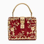 Red Acrylic Box Handbag