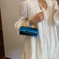 Acrylic Cylinder Crossbody Evening Clutch Bag